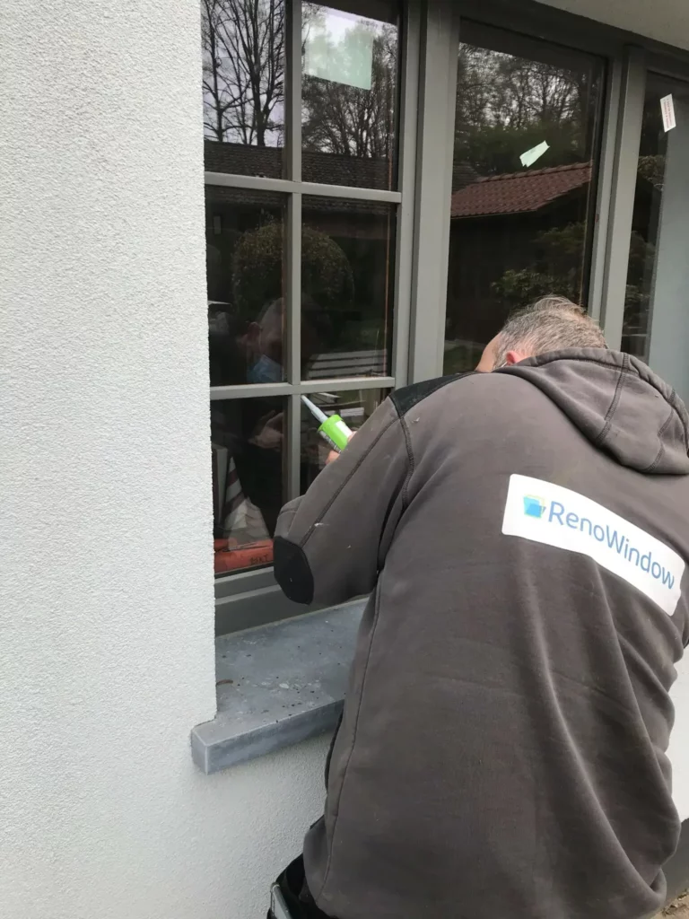 Glasvervanging in een woning in Ottignies